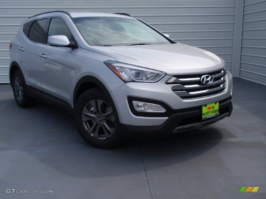 2014 Santa Fe Sport FWD - Moonstone Silver / Gray photo #2