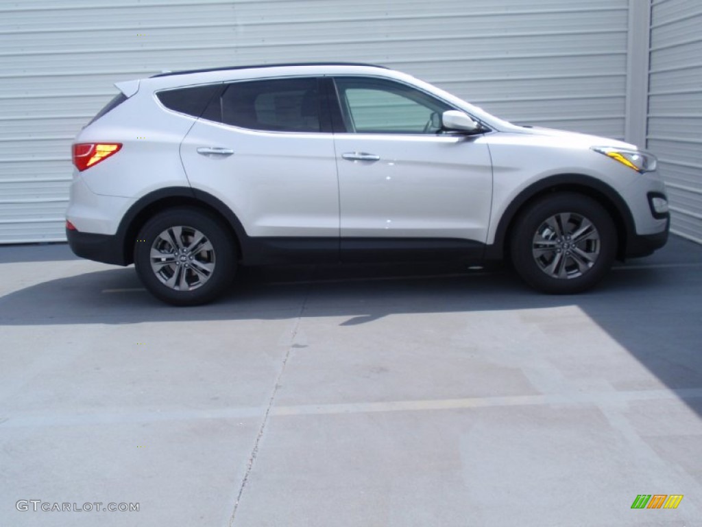 2014 Santa Fe Sport FWD - Moonstone Silver / Gray photo #3