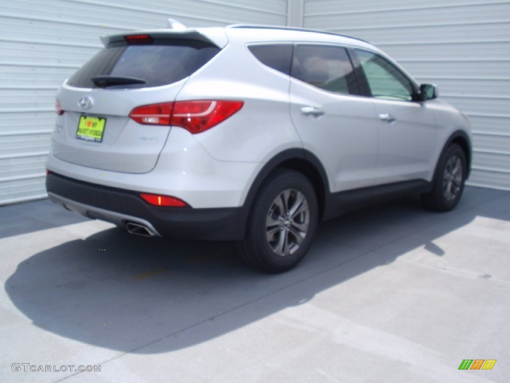 2014 Santa Fe Sport FWD - Moonstone Silver / Gray photo #4