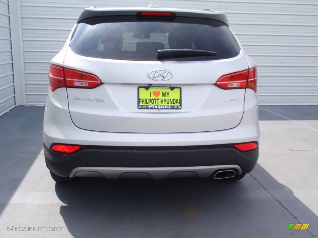 2014 Santa Fe Sport FWD - Moonstone Silver / Gray photo #5