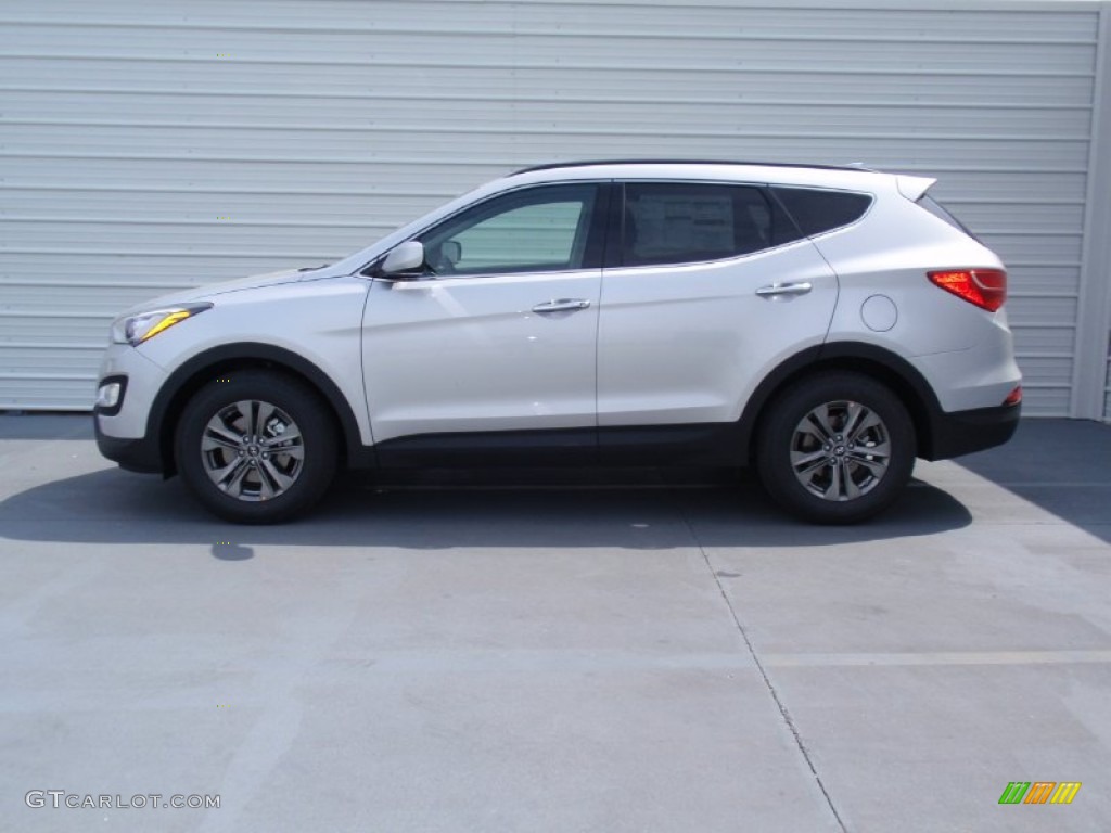 Moonstone Silver 2014 Hyundai Santa Fe Sport FWD Exterior Photo #91311459