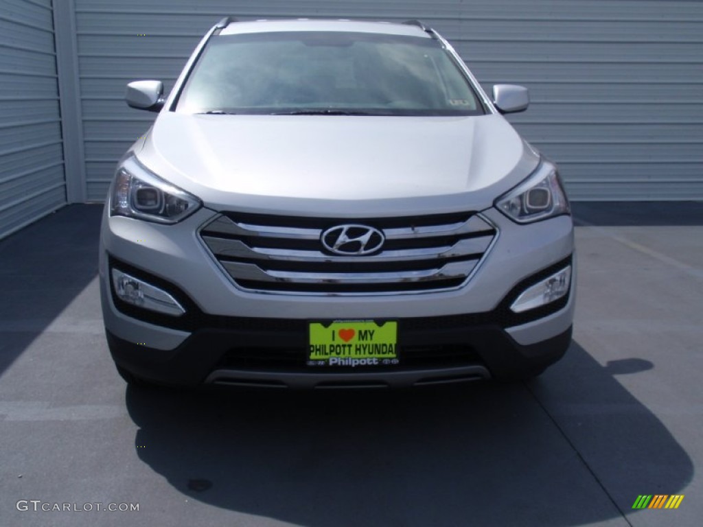 2014 Santa Fe Sport FWD - Moonstone Silver / Gray photo #8