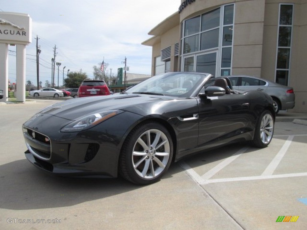 Stratus Grey Metallic 2014 Jaguar F-TYPE S Exterior Photo #91312719