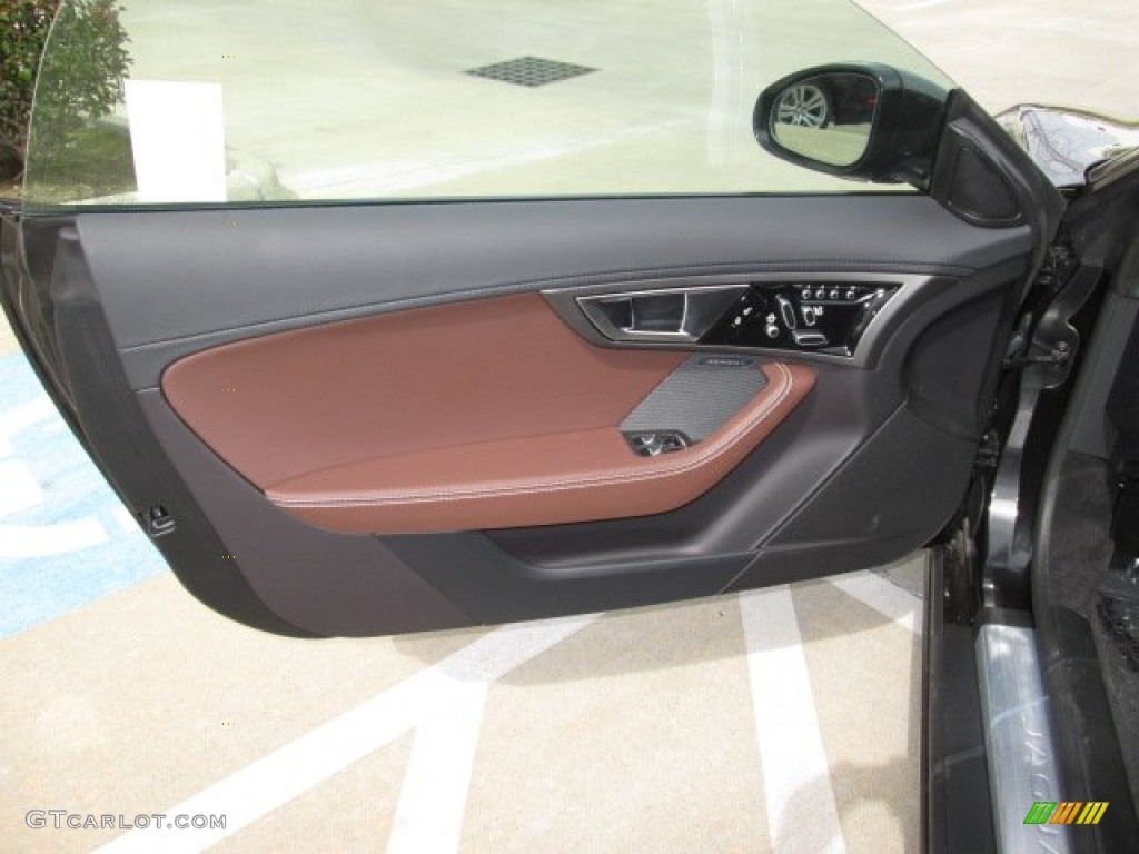 2014 Jaguar F-TYPE S Brogue Door Panel Photo #91312863