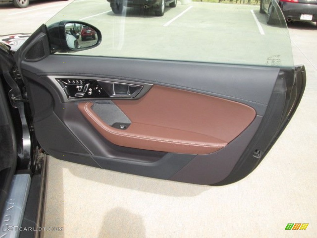 2014 Jaguar F-TYPE S Brogue Door Panel Photo #91312872