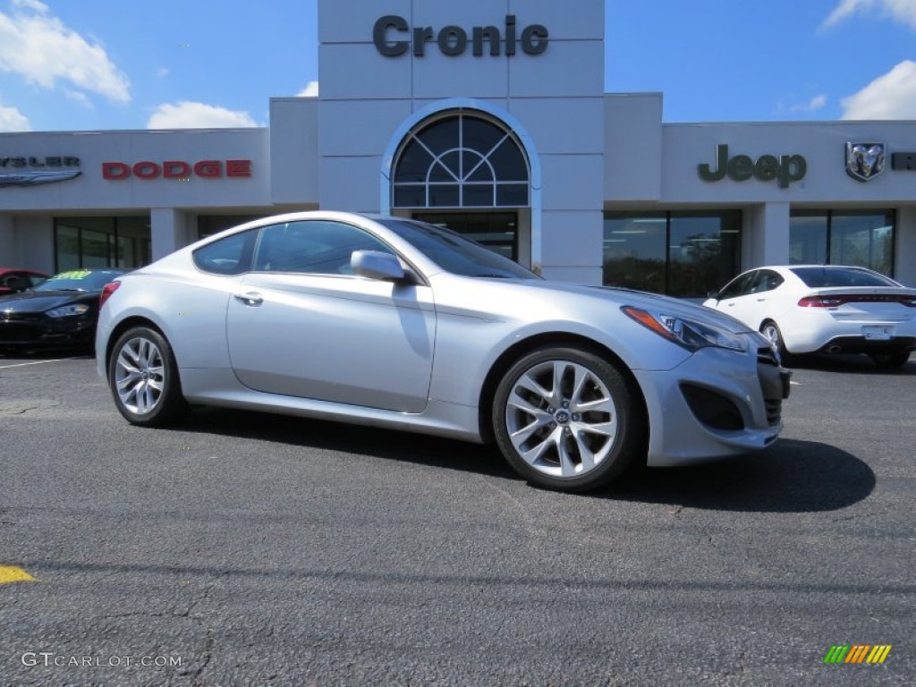 2013 Genesis Coupe 2.0T Premium - Circuit Silver / Black Cloth photo #1