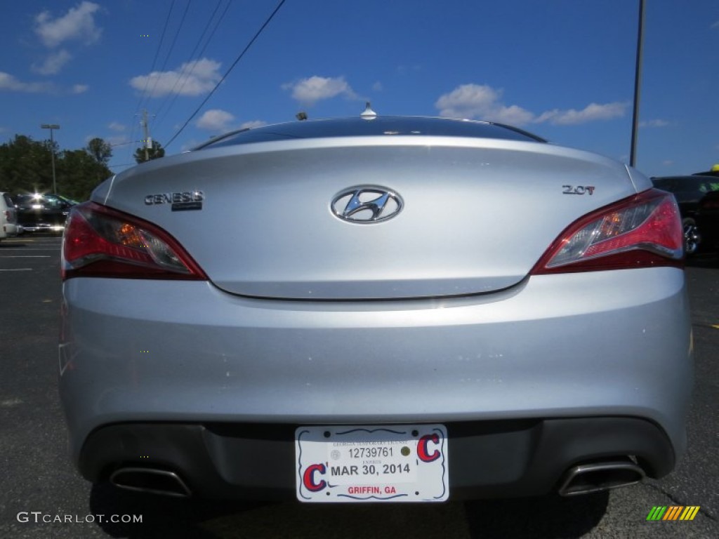 2013 Genesis Coupe 2.0T Premium - Circuit Silver / Black Cloth photo #6