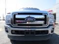 2011 Vermillion Red Ford F350 Super Duty Lariat Crew Cab 4x4 Dually  photo #2