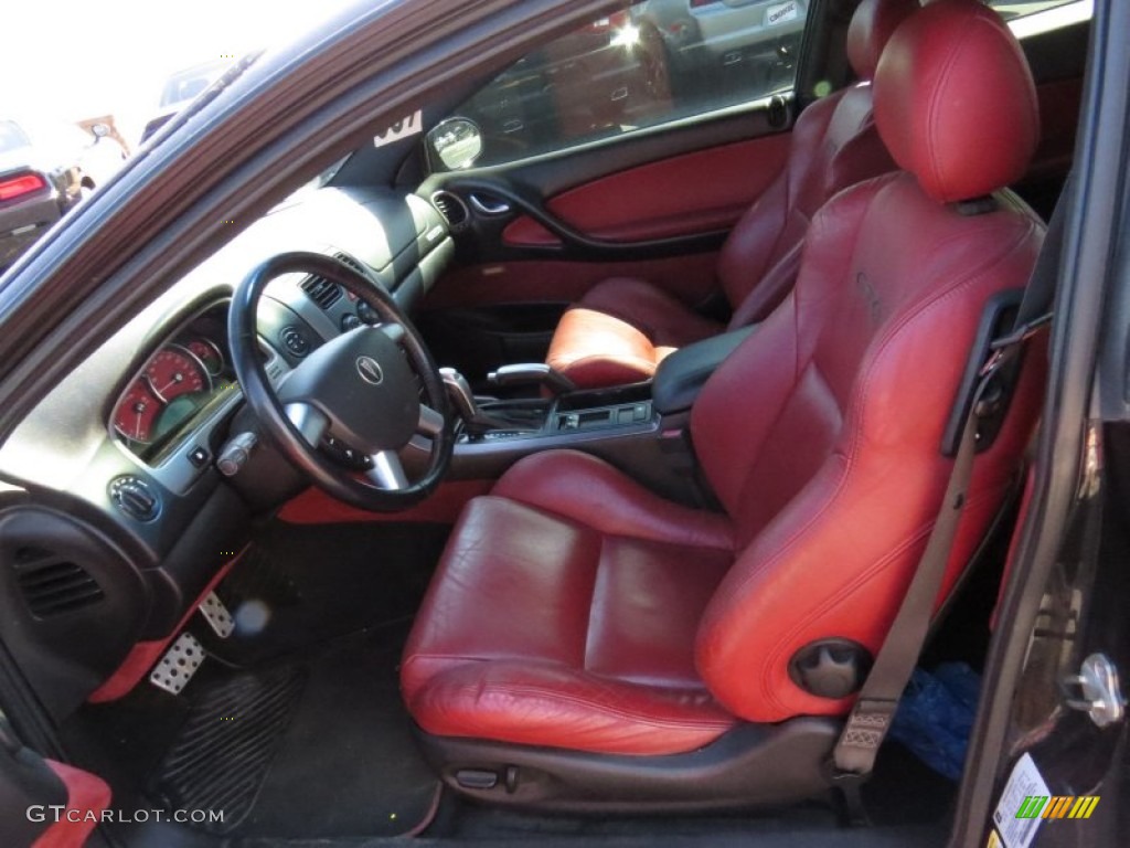 2006 GTO Coupe - Phantom Black Metallic / Red photo #11