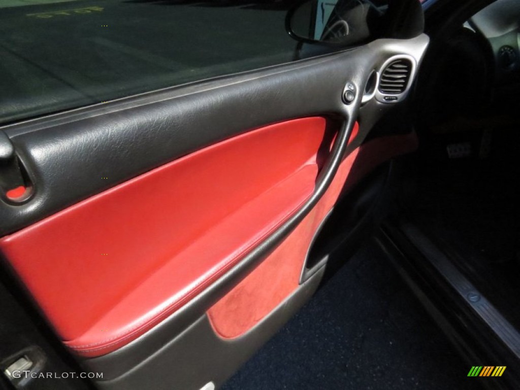 2006 GTO Coupe - Phantom Black Metallic / Red photo #12