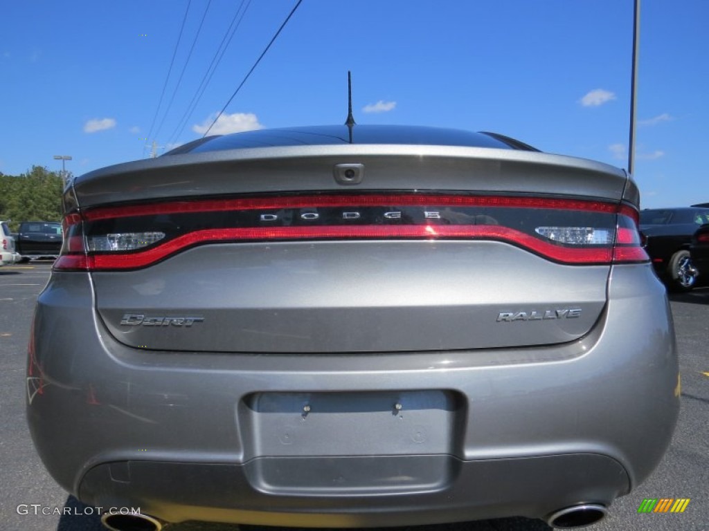 2013 Dart Rallye - Tungsten Metallic / Black/Light Diesel Gray photo #6