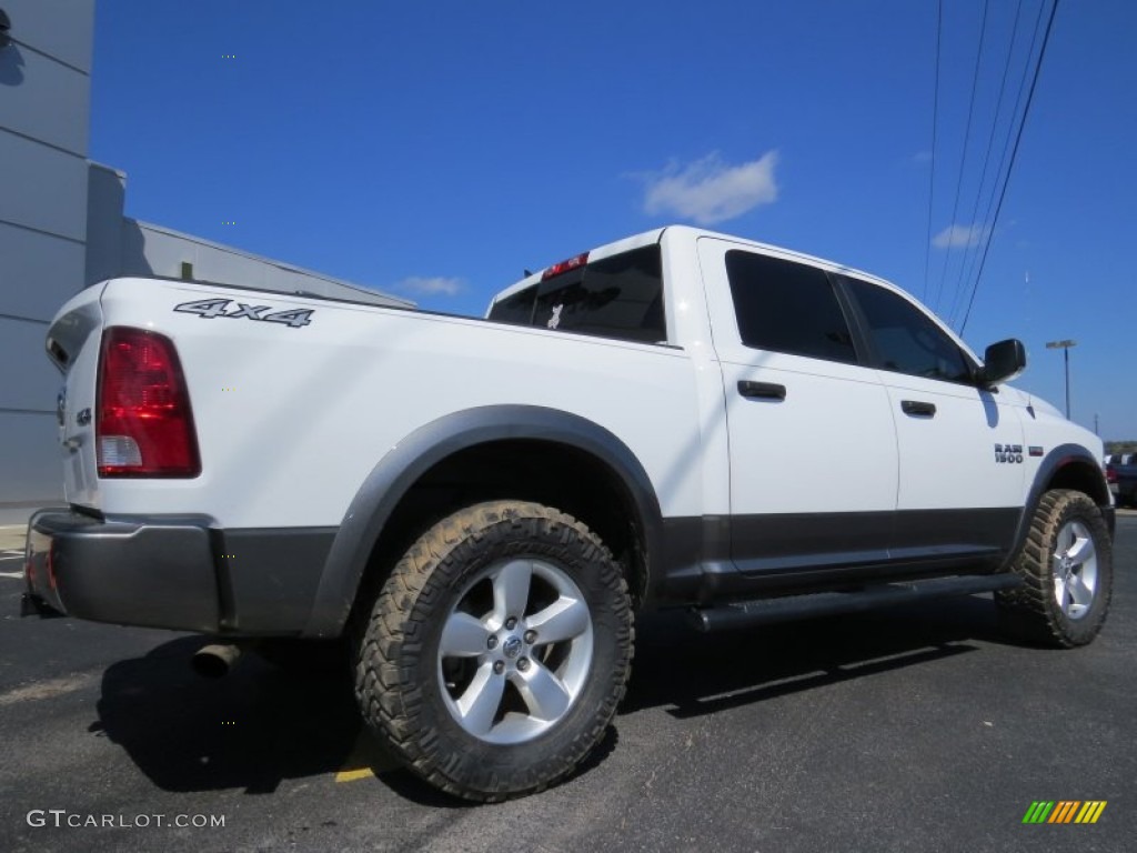 2013 1500 Outdoorsman Crew Cab 4x4 - Bright White / Canyon Brown/Light Frost Beige photo #7