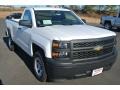 2014 Summit White Chevrolet Silverado 1500 WT Regular Cab  photo #1
