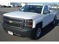 2014 Summit White Chevrolet Silverado 1500 WT Regular Cab  photo #2