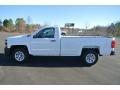 2014 Summit White Chevrolet Silverado 1500 WT Regular Cab  photo #3