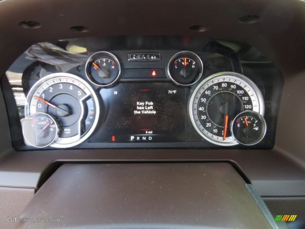 2014 Ram 2500 Laramie Mega Cab 4x4 Gauges Photo #91317990