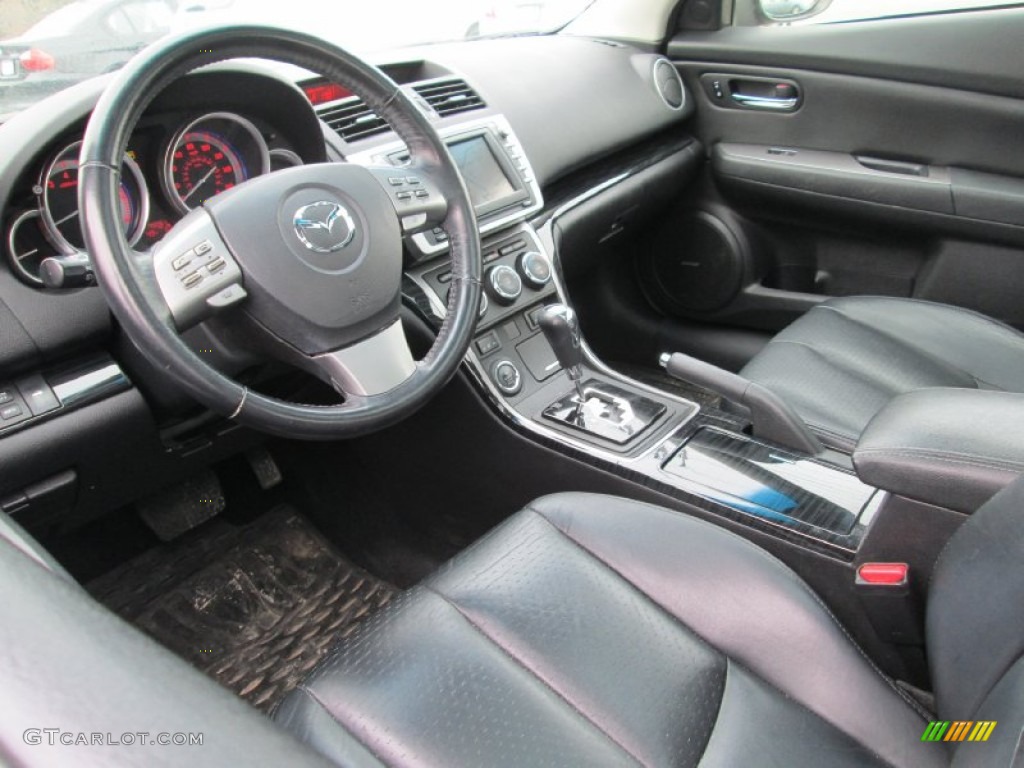 Black Interior 2009 Mazda MAZDA6 s Touring Photo #91318365