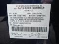 37B: Kona Blue Mica 2009 Mazda MAZDA6 s Touring Color Code