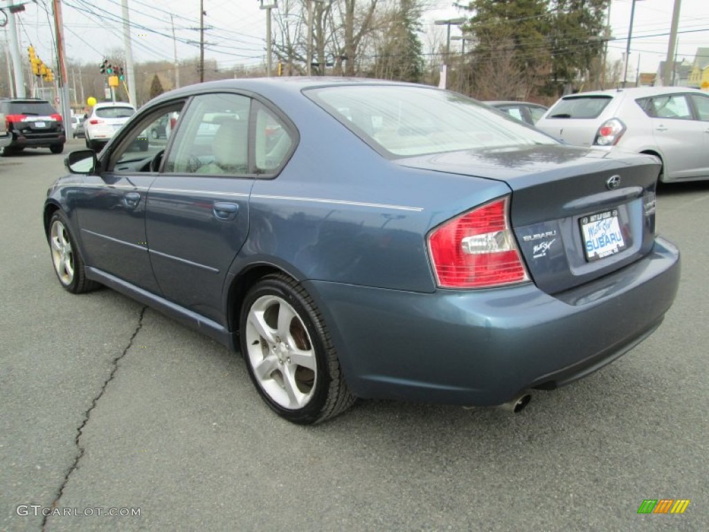 2005 Legacy 2.5 GT Limited Sedan - Atlantic Blue Pearl / Taupe photo #8