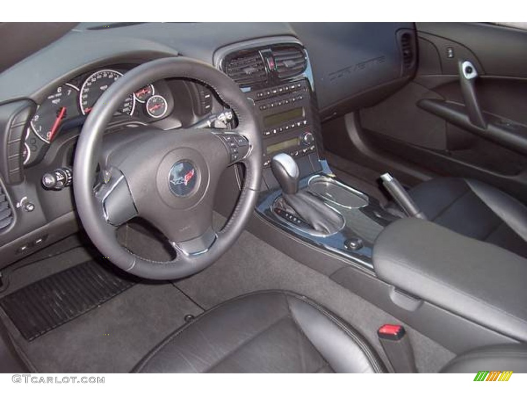 Ebony Interior 2013 Chevrolet Corvette Coupe Photo #91319788