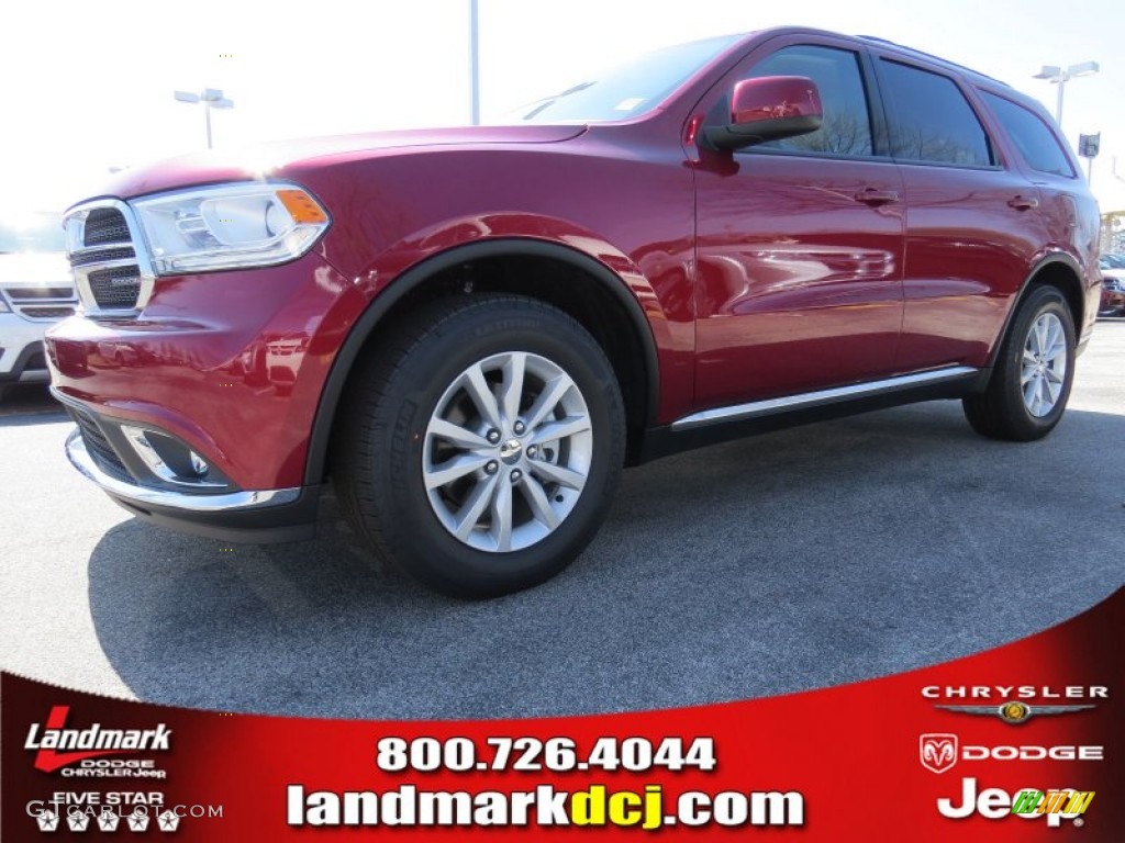 2014 Durango SXT - Deep Cherry Red Crystal Pearl / Black photo #1