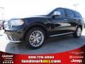 2014 Brilliant Black Crystal Pearl Dodge Durango Citadel  photo #1