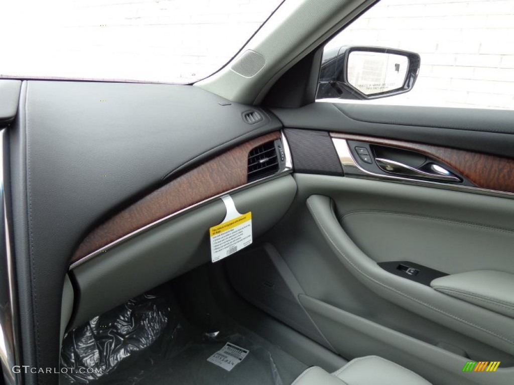 2014 Cadillac CTS Sedan AWD Medium Titanium/Jet Black Dashboard Photo #91320721