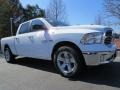 2014 Bright White Ram 1500 Big Horn Crew Cab  photo #4