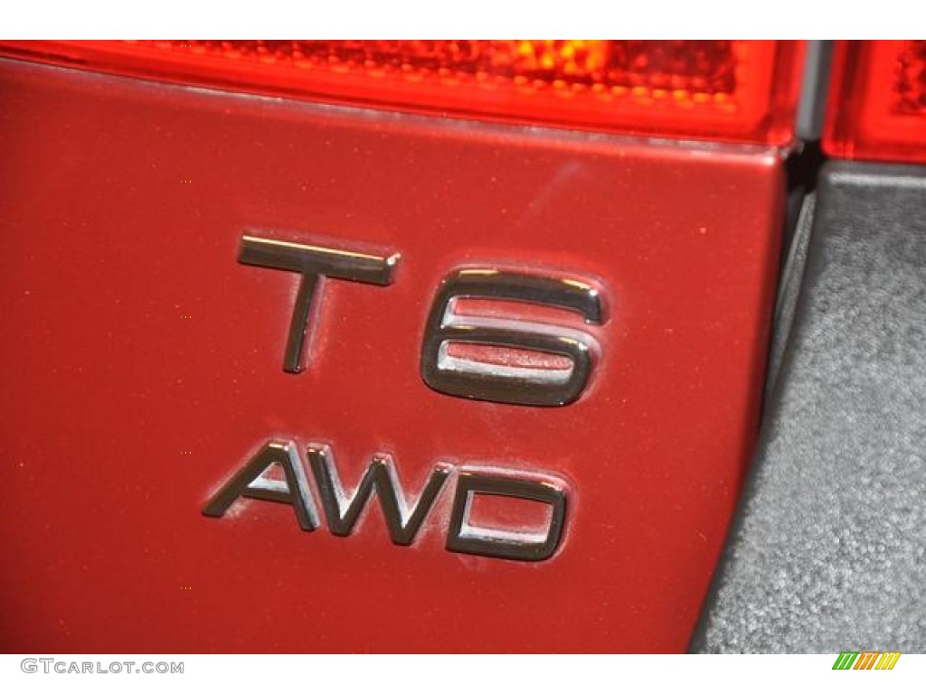 2012 XC70 T6 AWD - Flamenco Red Metallic / Off Black photo #19