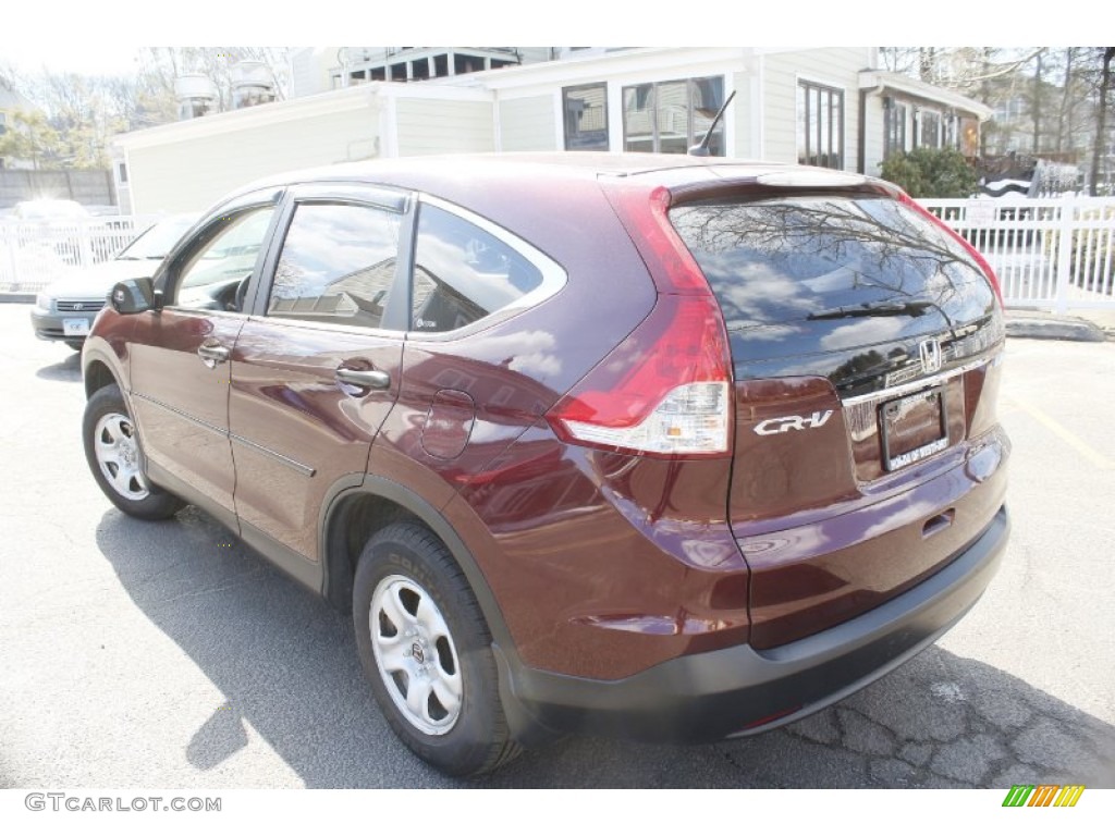 2012 CR-V LX 4WD - Basque Red Pearl II / Gray photo #10