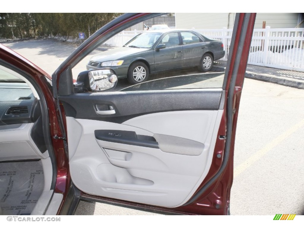 2012 CR-V LX 4WD - Basque Red Pearl II / Gray photo #18