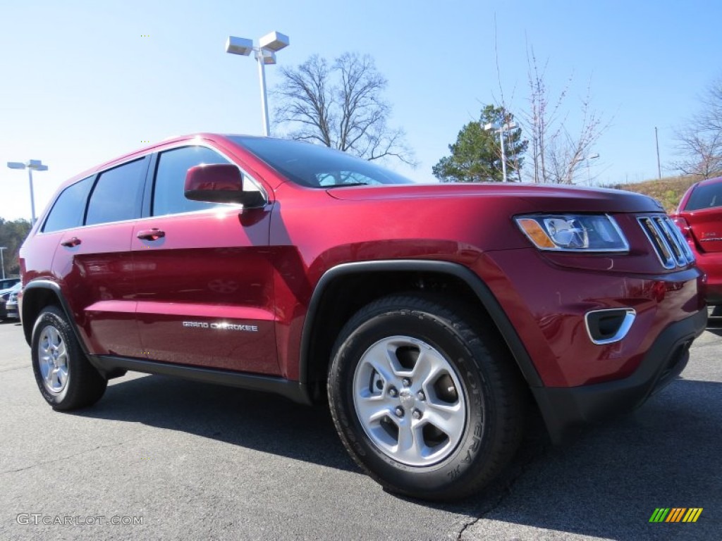 2014 Grand Cherokee Laredo - Deep Cherry Red Crystal Pearl / New Zealand Black/Light Frost photo #4