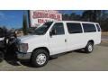 Oxford White - E Series Van E350 Super Duty XLT Extended Passenger Photo No. 3