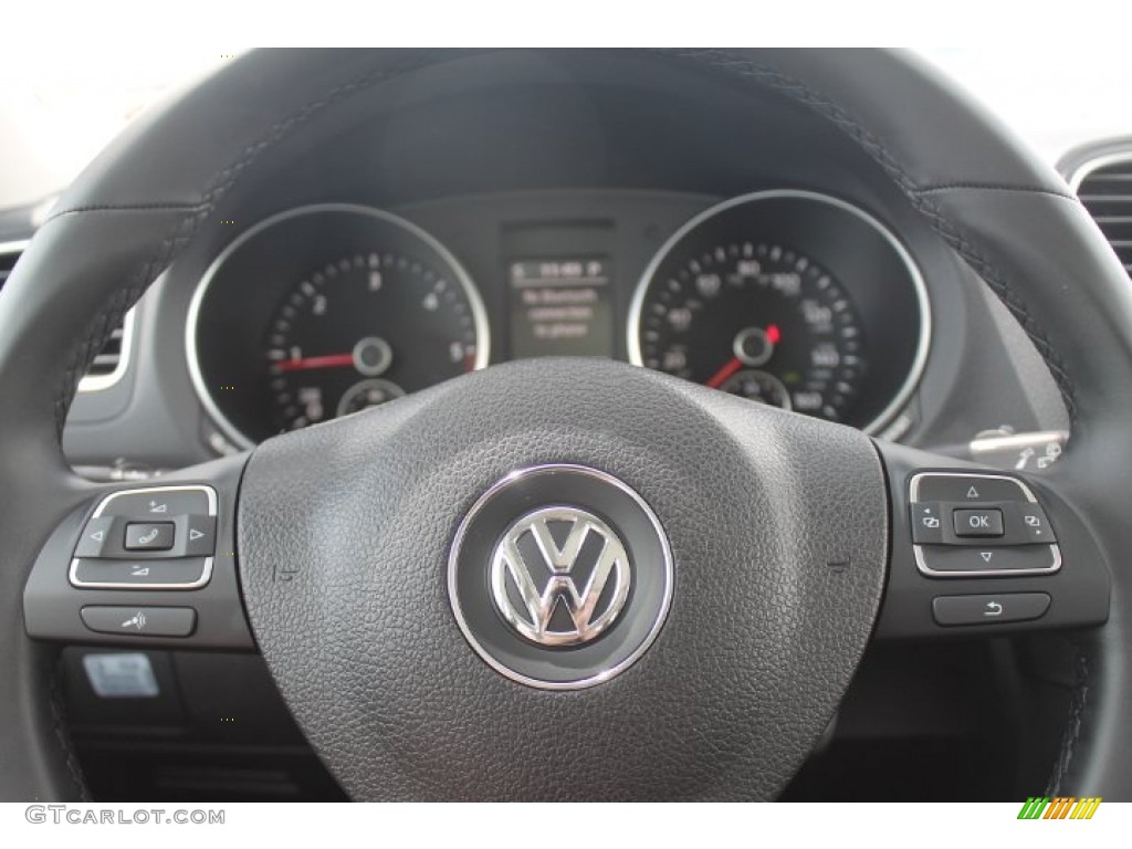 2014 Jetta TDI SportWagen - Black / Titan Black photo #18