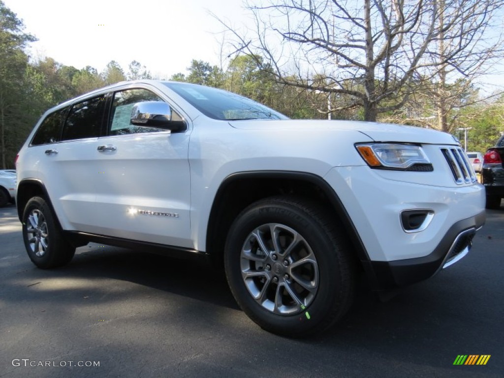 Bright White 2014 Jeep Grand Cherokee Limited Exterior Photo #91324458