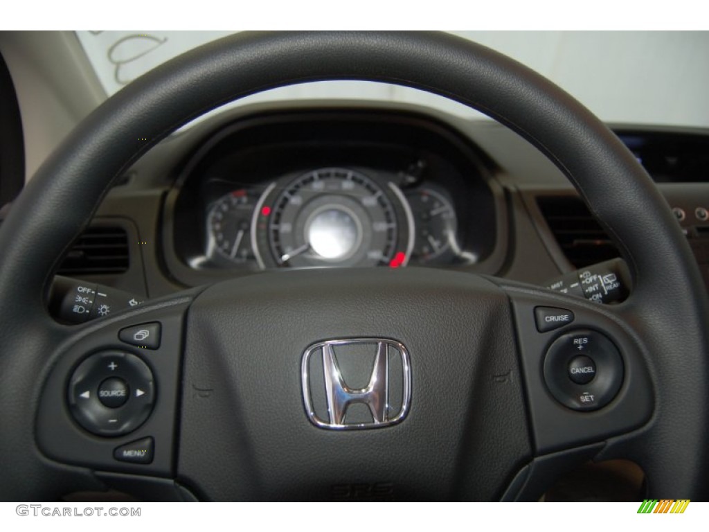 2014 CR-V LX - Basque Red Pearl II / Gray photo #18