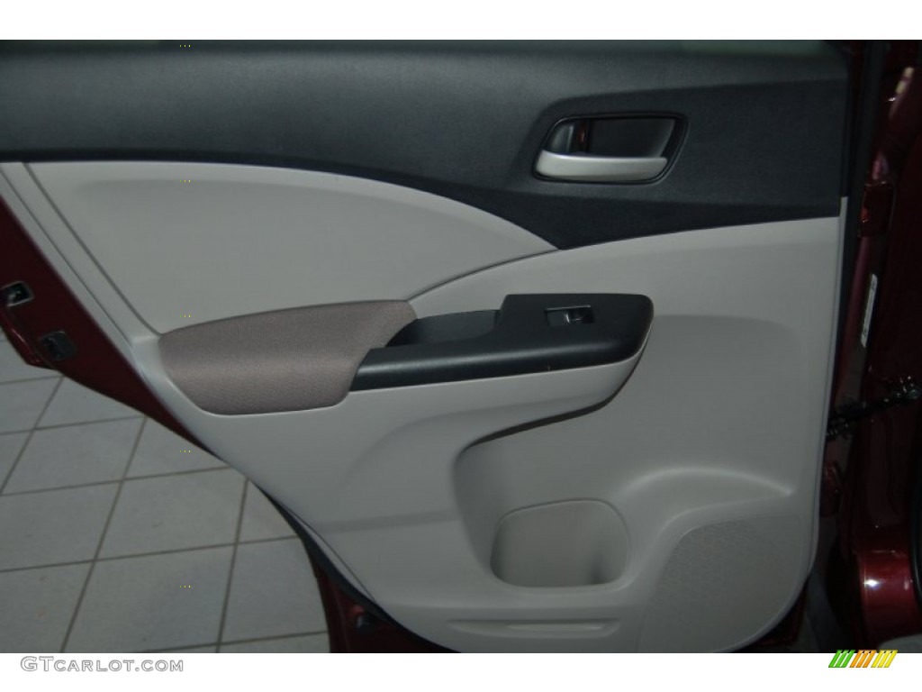 2014 CR-V LX - Basque Red Pearl II / Gray photo #23
