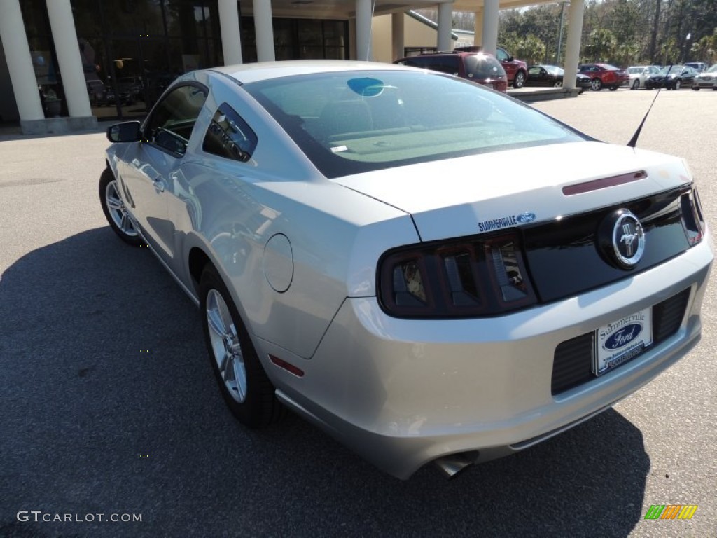 2013 Mustang V6 Coupe - Ingot Silver Metallic / Charcoal Black photo #35