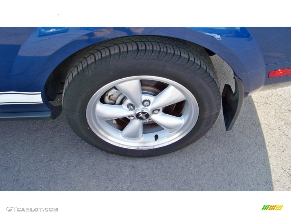 2007 Mustang V6 Premium Coupe - Vista Blue Metallic / Light Graphite photo #9