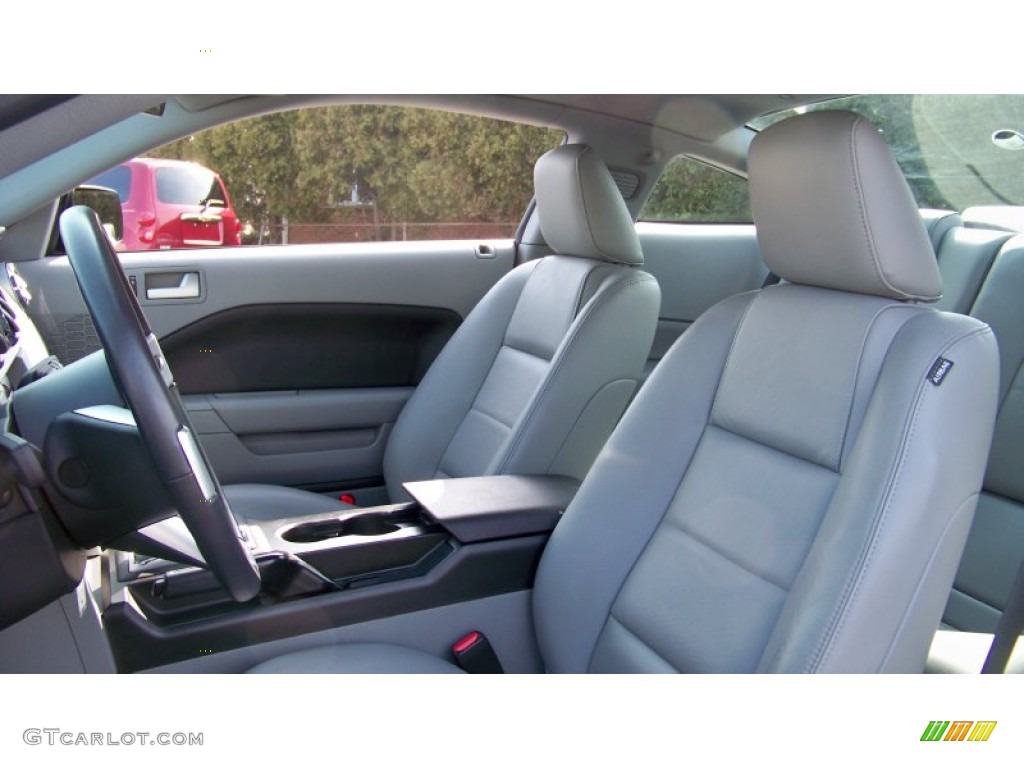 2007 Mustang V6 Premium Coupe - Vista Blue Metallic / Light Graphite photo #12