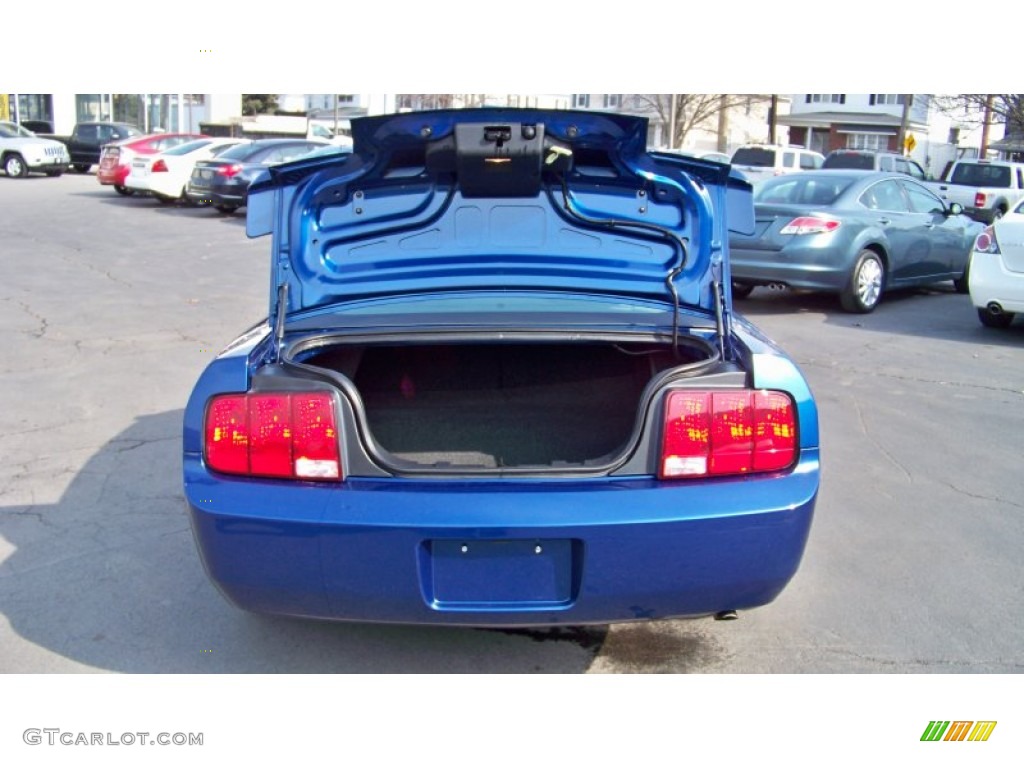 2007 Mustang V6 Premium Coupe - Vista Blue Metallic / Light Graphite photo #15