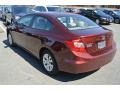 Crimson Pearl - Civic LX Sedan Photo No. 4