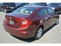 Crimson Pearl - Civic LX Sedan Photo No. 5