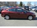 Crimson Pearl - Civic LX Sedan Photo No. 6
