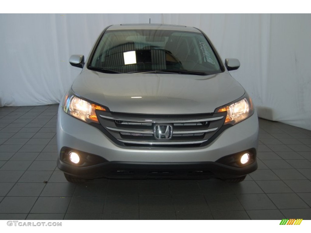 2014 CR-V LX - Alabaster Silver Metallic / Gray photo #2