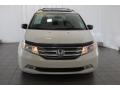 2014 White Diamond Pearl Honda Odyssey Touring Elite  photo #2