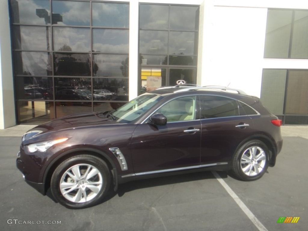 2013 FX 37 AWD - Midnight Mocha / Wheat photo #6