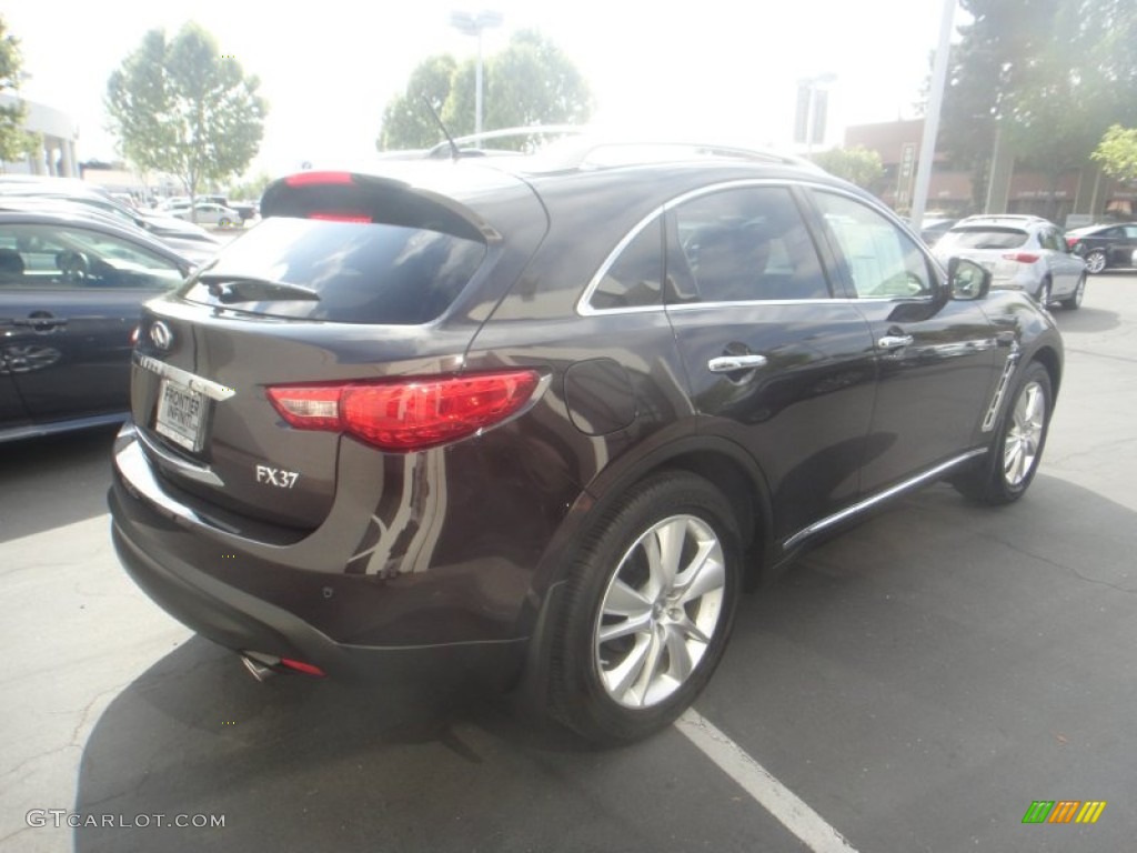 2013 FX 37 AWD - Midnight Mocha / Wheat photo #9