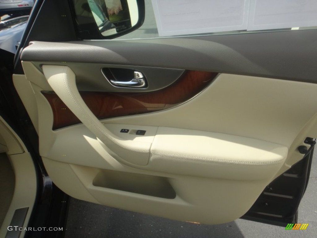2013 FX 37 AWD - Midnight Mocha / Wheat photo #25