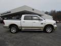 2013 Bright White Ram 1500 Laramie Longhorn Crew Cab 4x4  photo #8